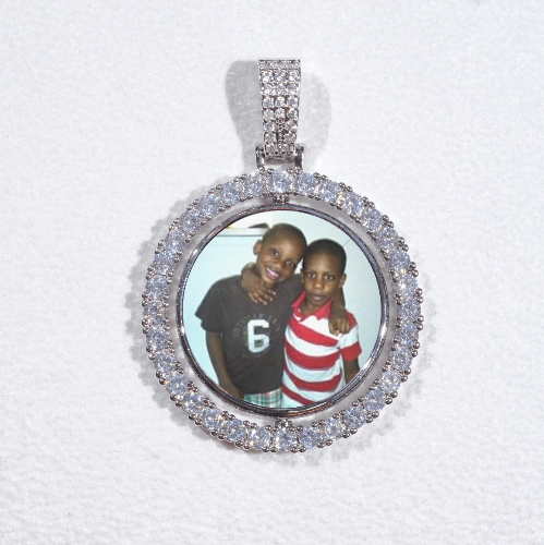 3D Spinning 2-Faced Custom Picture Pendant