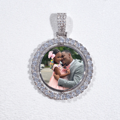 3D Spinning 2-Faced Custom Picture Pendant