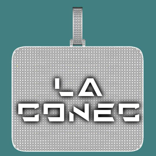 CUSTOM LETTER NECKLACE 3D BIG SQUARE