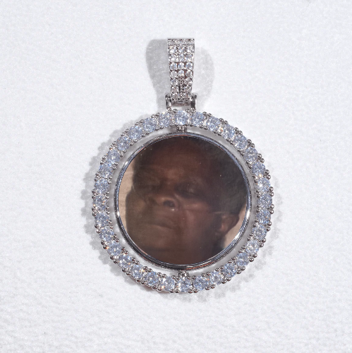 3D Spinning 2-Faced Custom Picture Pendant
