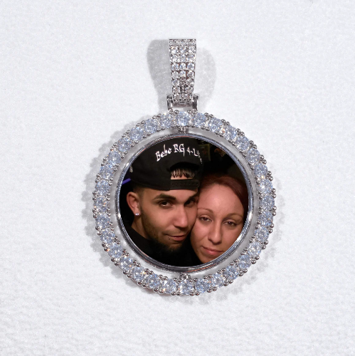 3D Spinning 2-Faced Custom Picture Pendant