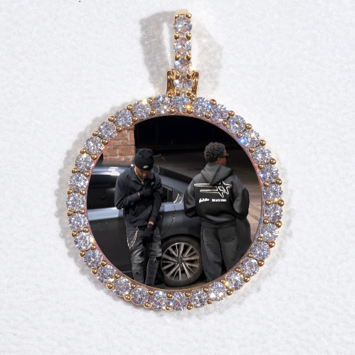 3D CIRCLE CUSTOM PICTURE PENDANT SMALL SIZE