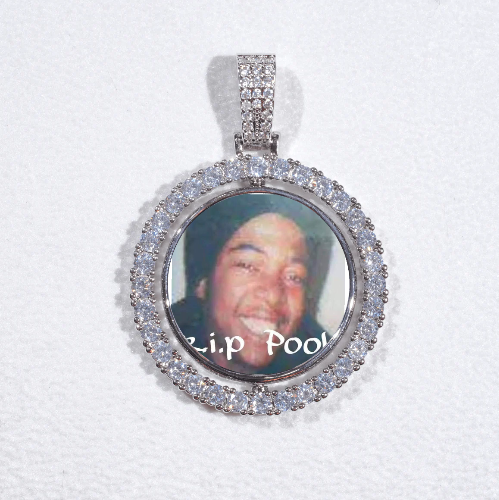 3D Spinning 2-Faced Custom Picture Pendant