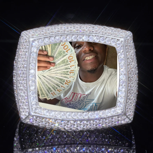 3D CUSTOM PICTURE ICED RING