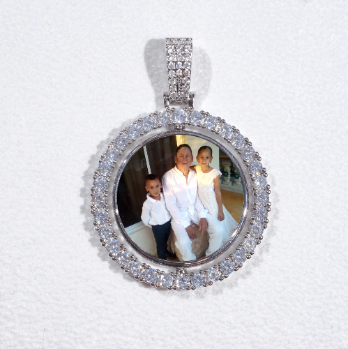 3D Spinning 2-Faced Custom Picture Pendant