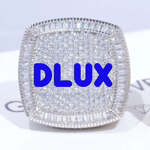CUSTOM LETTER 3D ICED RING