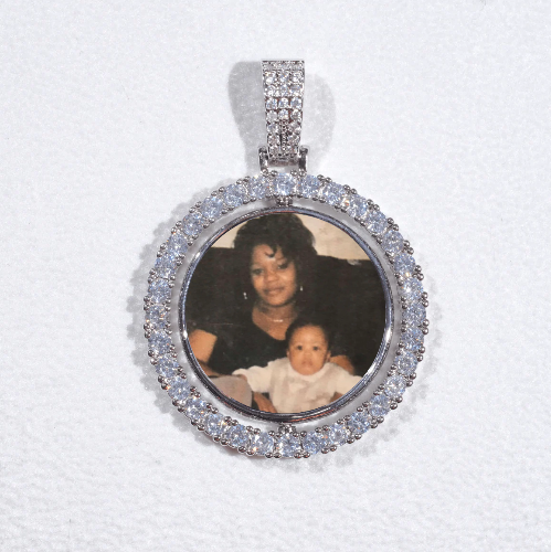 3D Spinning 2-Faced Custom Picture Pendant