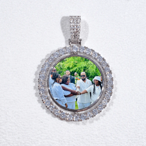 3D Spinning 2-Faced Custom Picture Pendant