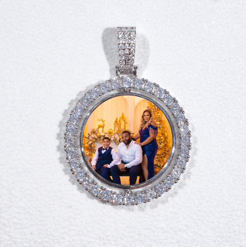 3D Spinning 2-Faced Custom Picture Pendant