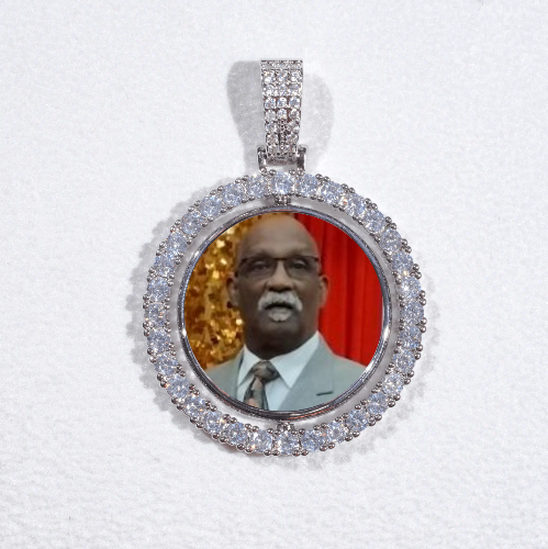 3D Spinning 2-Faced Custom Picture Pendant