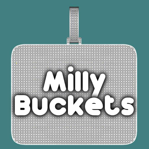 CUSTOM LETTER NECKLACE 3D BIG SQUARE
