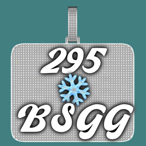 CUSTOM LETTER NECKLACE 3D BIG SQUARE