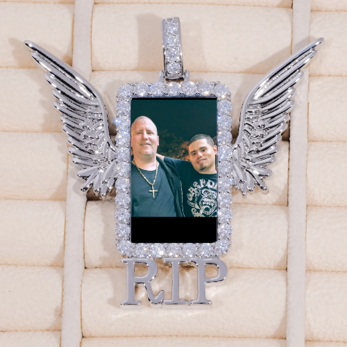 RIP WING 3D CUSTOM PICTURE PENDANT