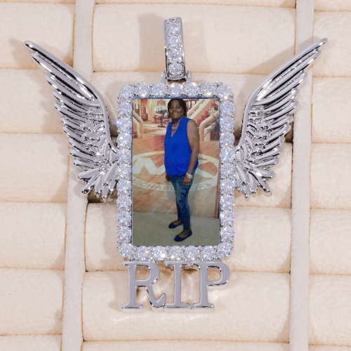 RIP WING 3D CUSTOM PICTURE PENDANT