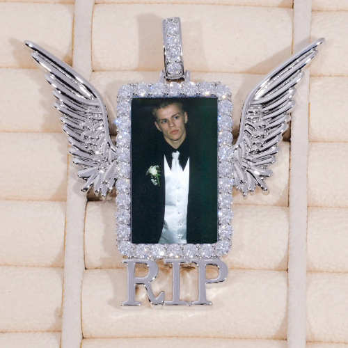 RIP WING 3D CUSTOM PICTURE PENDANT