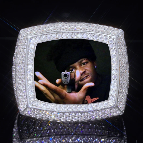 3D CUSTOM PICTURE ICED RING