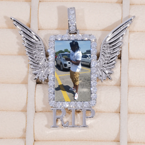 RIP WING 3D CUSTOM PICTURE PENDANT