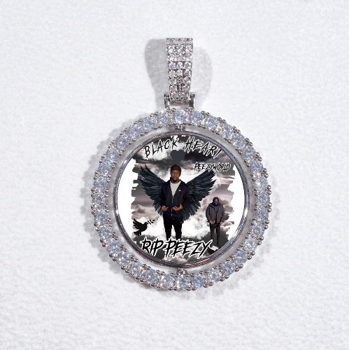 3D Spinning 2-Faced Custom Picture Pendant