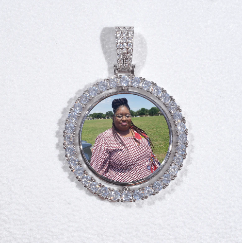 3D Spinning 2-Faced Custom Picture Pendant