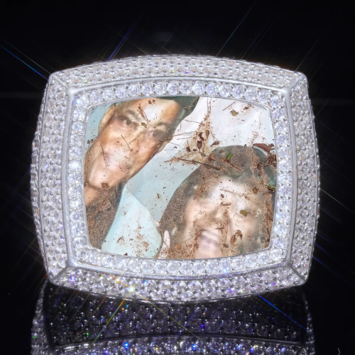 3D CUSTOM PICTURE ICED RING