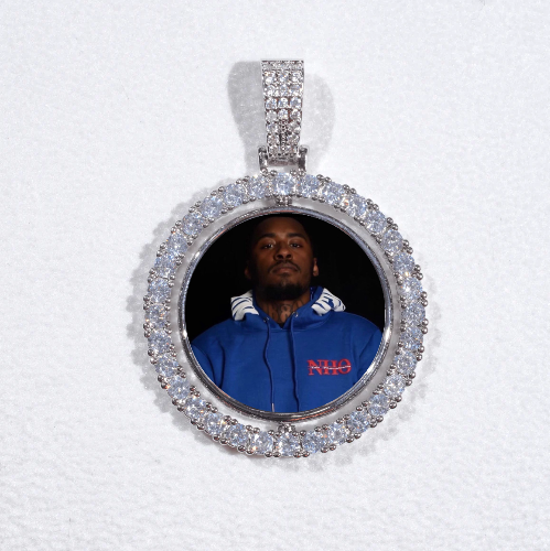 3D Spinning 2-Faced Custom Picture Pendant