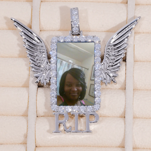 RIP WING 3D CUSTOM PICTURE PENDANT