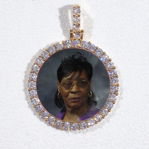 3D CIRCLE CUSTOM PICTURE PENDANT SMALL SIZE