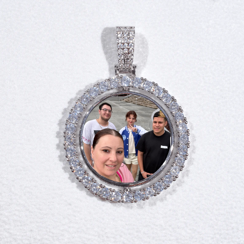 3D Spinning 2-Faced Custom Picture Pendant