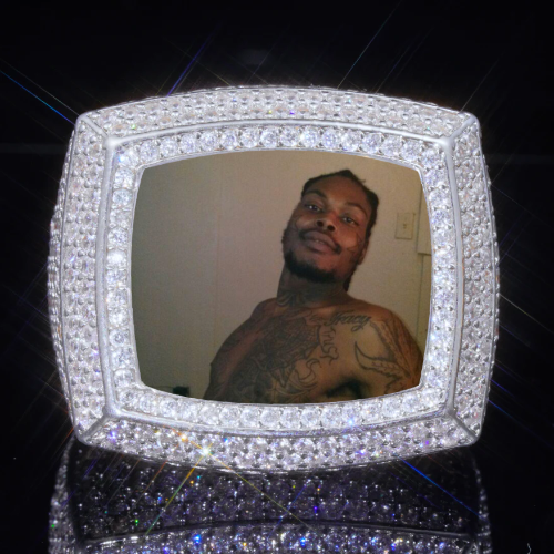 3D CUSTOM PICTURE ICED RING