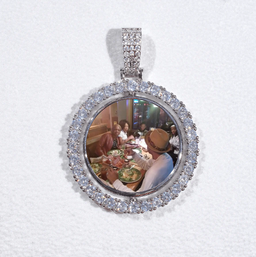 3D Spinning 2-Faced Custom Picture Pendant