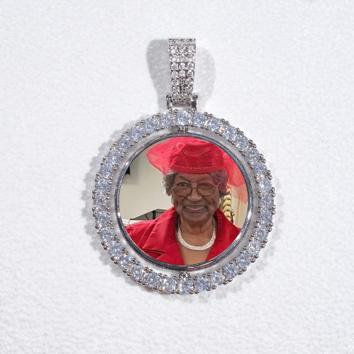 3D Spinning 2-Faced Custom Picture Pendant