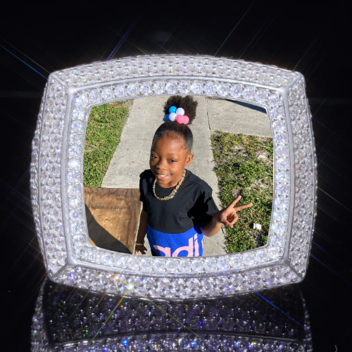 3D CUSTOM PICTURE ICED RING
