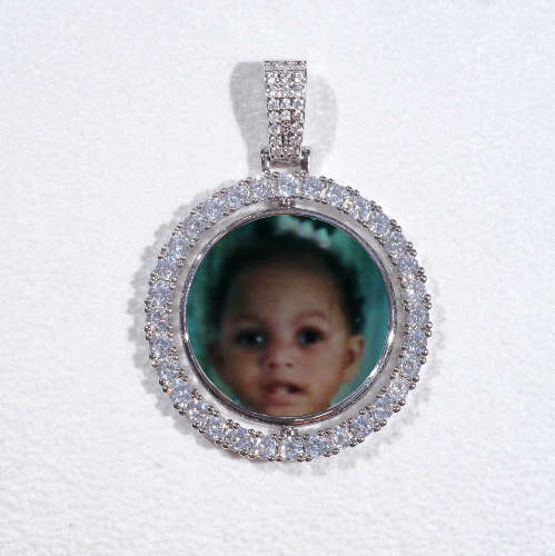 3D Spinning 2-Faced Custom Picture Pendant