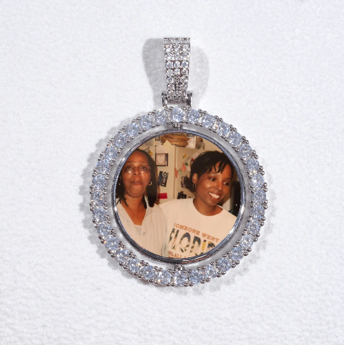 3D Spinning 2-Faced Custom Picture Pendant