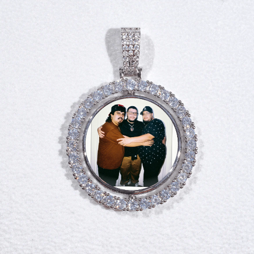 3D Spinning 2-Faced Custom Picture Pendant