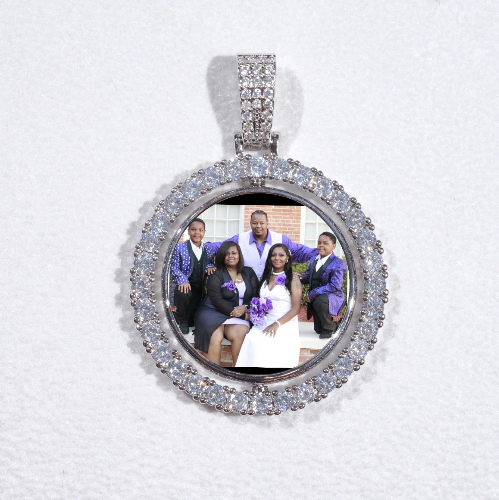 3D Spinning 2-Faced Custom Picture Pendant