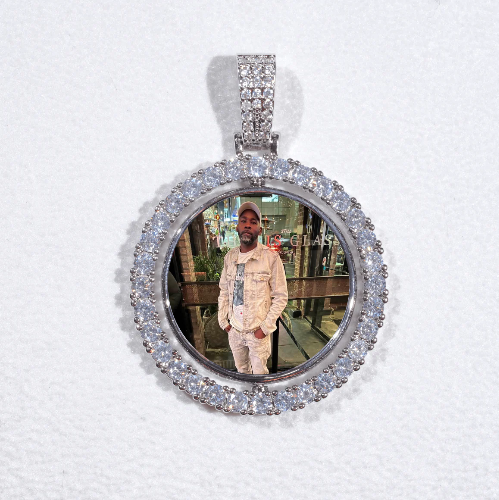3D Spinning 2-Faced Custom Picture Pendant