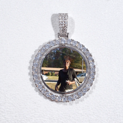 3D Spinning 2-Faced Custom Picture Pendant