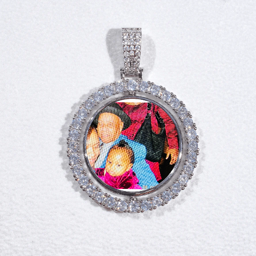 3D Spinning 2-Faced Custom Picture Pendant