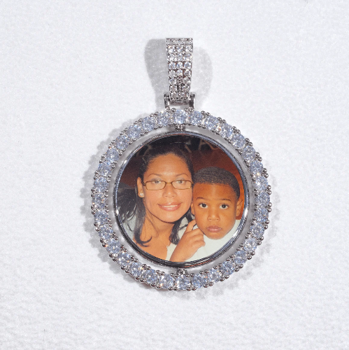 3D Spinning 2-Faced Custom Picture Pendant