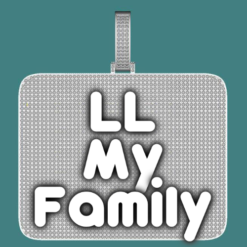 CUSTOM LETTER NECKLACE 3D BIG SQUARE