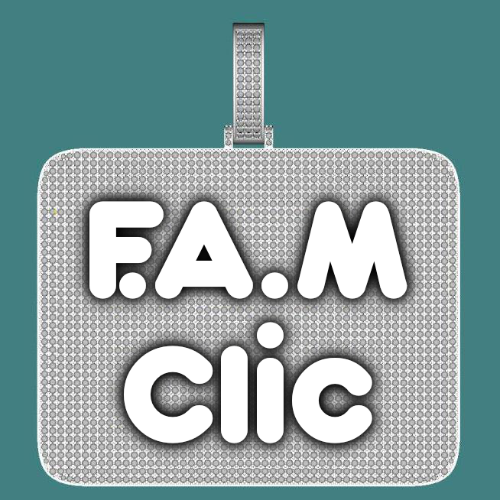 CUSTOM LETTER NECKLACE 3D BIG SQUARE