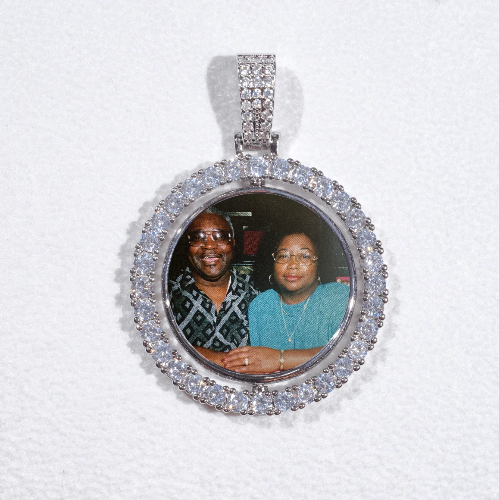 3D Spinning 2-Faced Custom Picture Pendant