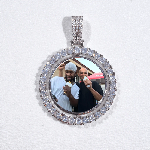 3D Spinning 2-Faced Custom Picture Pendant