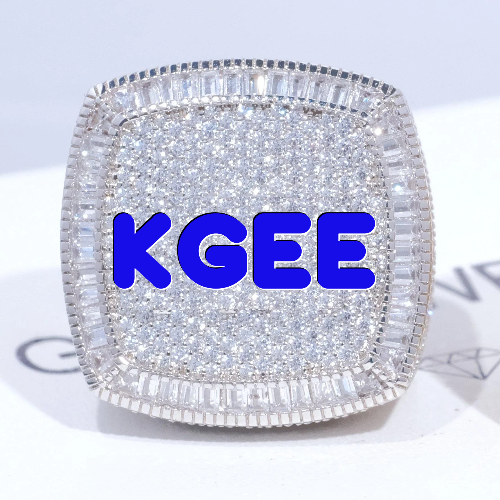 CUSTOM LETTER 3D ICED RING