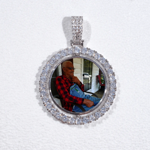 3D Spinning 2-Faced Custom Picture Pendant