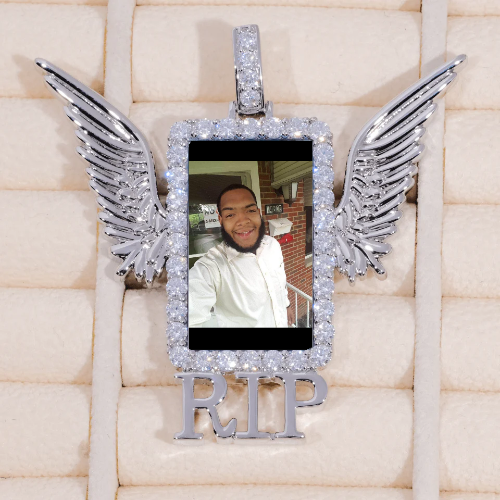 RIP WING 3D CUSTOM PICTURE PENDANT