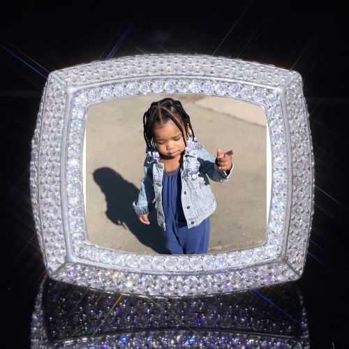 3D CUSTOM PICTURE ICED RING