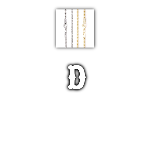 Custom Letters Freibeuter Font Necklace