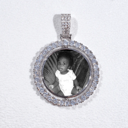 3D Spinning 2-Faced Custom Picture Pendant